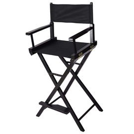 Adjustable Height Foldable Makeup Artist Chair , Women Makeup Station Chair